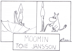 Moomin and Squid Ink shake