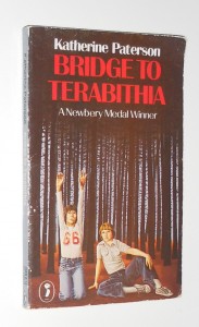 Thank you to Olga of Crickhollow Books for this photo of Bridge to Terabithia by Katherine Paterson