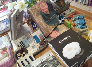 Books, Buttons and Tapestry thread in The Little Bookshop, Portland