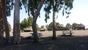 Tanks on the Golan Heights